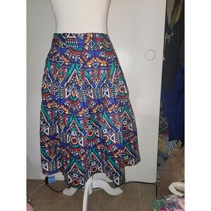 Dressever Cotton Tribal Look Skater Skirt 3X